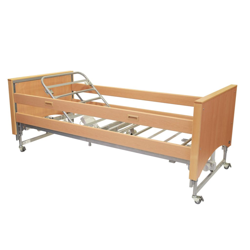 Invacare Medley Ergo Low Profile Bed with Side Rails – Medical Spares